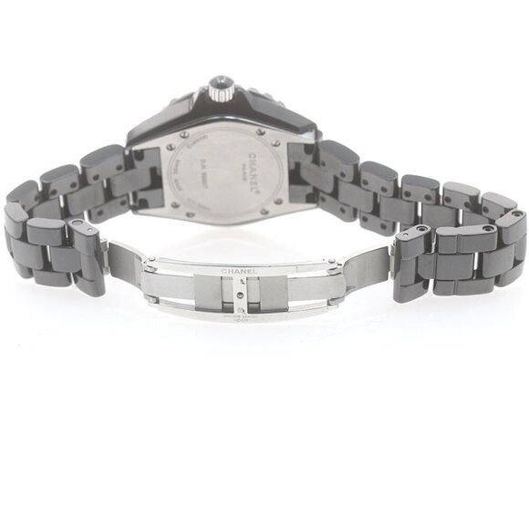 CHANEL J12 H1625 Black ceramic 33mm 12P diamond Quartz Ladies Watch_881909 - Picture 3 of 6